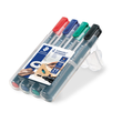 Permanentmarker Lumocolor 352 Etui 2mm Rundspitze sortiert wasserfest Staedtler 352WP4 (PACK=4 STÜCK) Produktbild Additional View 1 S