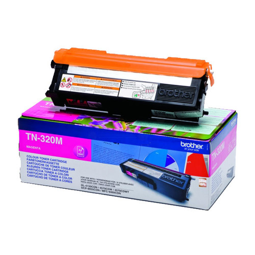 Toner für HL-4150CN/4150CDN 1500Seiten magenta Brother TN-320M Produktbild Front View L