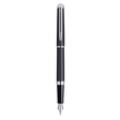 Füller Hemisphere Matt C.C. mit verchromtem Clip F schwarz Waterman S0920810 Produktbild