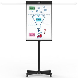 Flipchart-Tafel UNIVERSAL Mobil 105x68cm Kreuzfuß mit Rollen Legamaster 7-153300 Produktbild