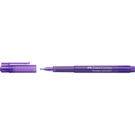 Fineliner Broadpen 1554 0,8mm violett Faber Castell 155436 Produktbild