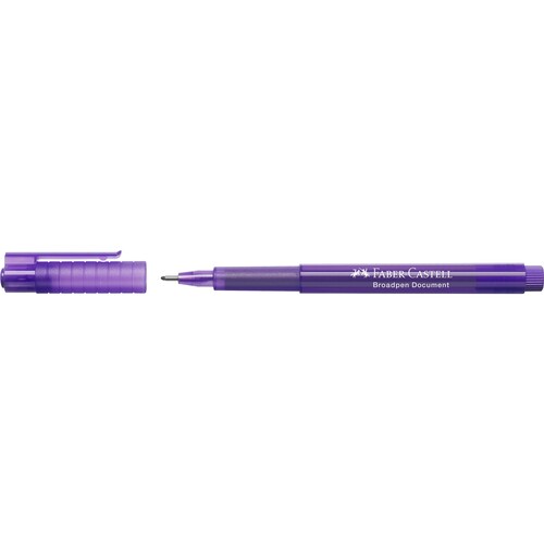 Fineliner Broadpen 1554 0,8mm violett Faber Castell 155436 Produktbild Front View L