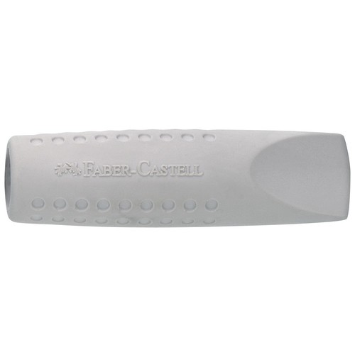 Radiergummi-Bleistiftaufsatz JUMBO ERASER CAP grau Faber Castell 187010 Produktbild Front View L