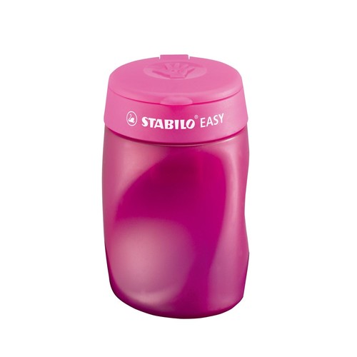 Doppelspitzer mit Behälter EASYsharpener rund hoch pink für Rechtshänder Stabilo 4502/1 Produktbild Additional View 2 L