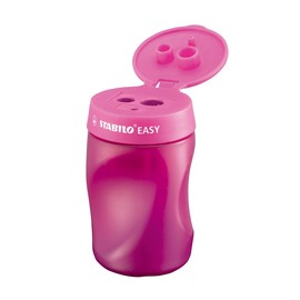 Doppelspitzer mit Behälter EASYsharpener rund hoch pink für Rechtshänder Stabilo 4502/1 Produktbild