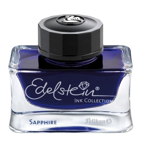 Tinte im Glas Edelstein Ink 50ml sapphire Pelikan 339390 (GL=50 MILLILITER) Produktbild Front View L