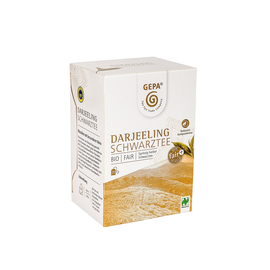 Bio Schwarztee Darjeeling GEPA 8880951 (PACK=20 BEUTEL) Produktbild