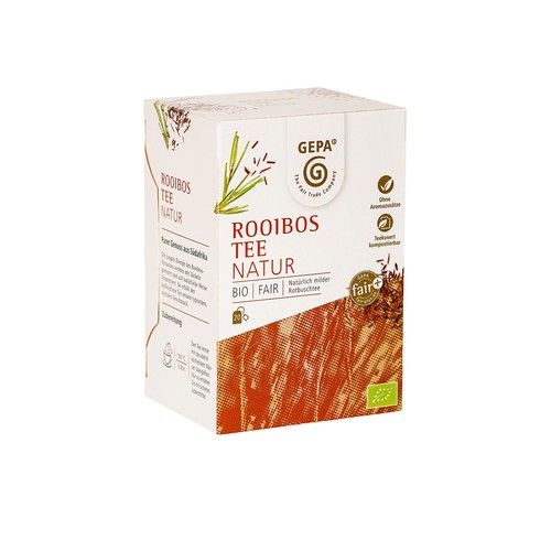 Bio Rooibostee GEPA 8880992 (PACK=20 BEUTEL) Produktbild Front View L