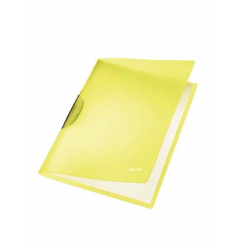 Klemmmappe ColorClip Rainbow A4 bis 30Blatt gelb PP Leitz 4176-00-15 Produktbild Front View L
