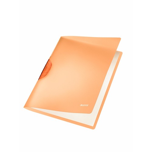 Klemmmappe ColorClip Rainbow A4 bis 30Blatt orange PP Leitz 4176-00-45 Produktbild Front View L