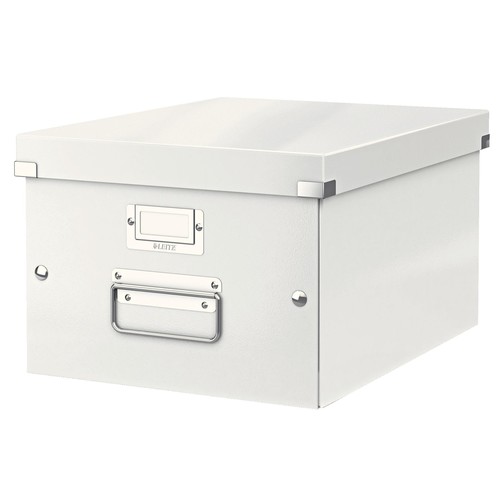 Archivbox WOW Click & Store 281x200x370mm weiß Leitz 6044-00-01 Produktbild Front View L