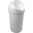 Abfallbehälter mit Push-Einwurfklappe 25l lichtgrau Helit H2401282 Produktbild