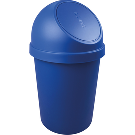 Abfallbehälter mit Push-Einwurfklappe 45l blau Helit H2401334 Produktbild