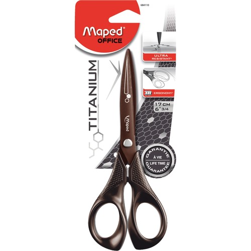 Schere Expert Titanium 17cm schwarz Kunststoffgriff Maped 684110 Produktbild Additional View 1 L