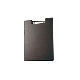 Klemmbrett mit Deckel A4 mit Tasche schwarz Karton mit Folienüberzug Maul 23392-90 Produktbild