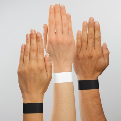 Eventbänder mit Etiketten 26cm schwarz besonders weiches Material Sigel EB215 (PACK=120 STÜCK) Produktbild Additional View 5 L