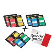 Haftstreifen Post-it Index Promotion 8+4 Streifen farbig sortiert 3M 680-P12 (PACK = 12X50STÜCK) Produktbild