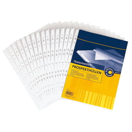 Prospekthüllen oben offen A4 60µ PP glasklar BestStandard 100812252 (PACK=100 STÜCK) Produktbild