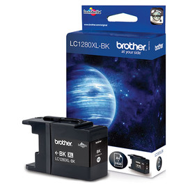 Tintenpatrone für Brother MFCJ6510DW/MFCJ6710DW 38ml schwarz Brother LC-1280XLBK Produktbild