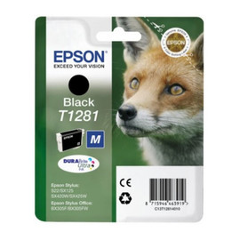 Tintenpatrone T1281 für Epson Stylus S22/SX445W 5,9ml schwarz Epson T128140 Produktbild