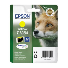 Tintenpatrone T1284 für Epson Stylus S22/SX445W 3,5ml yellow Epson T128440 Produktbild