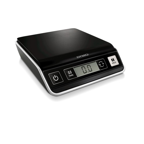 Briefwaage M2 Digital bis 2000g 1g-Teilung schwarz Batteriebetrieb Dymo S0928990 Produktbild Additional View 1 L