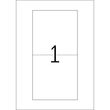 CD-Einleger Inkjet+Laser+Kopier für Slimcase 121x242mm auf A4 Bögen weiß perforiert Herma 5033 (PACK=25 STÜCK) Produktbild Additional View 2 S