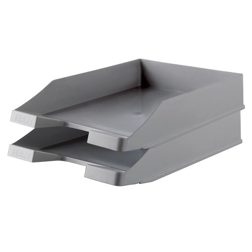 Briefkorb Karma für A4 243x57x335mm öko-grau Kunststoff HAN 10278-18 Produktbild Additional View 1 L