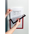 Magnetrahmen A4 transparent/rot magnetisch Durable 4869-03 (PACK=5 STÜCK) Produktbild Additional View 2 S