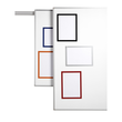 Magnetrahmen A4 transparent/orange magnetisch Durable 4869-09 (PACK=5 STÜCK) Produktbild Additional View 1 S