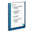 Türschild CLICK SIGN A4 210x297mm dunkelblau kunststoff Druable 4867-07 Produktbild Additional View 1 S