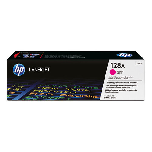 Toner 128A für Color Laserjet Pro CM1415/CP1525 1300Seiten magenta HP CE323A Produktbild Front View L