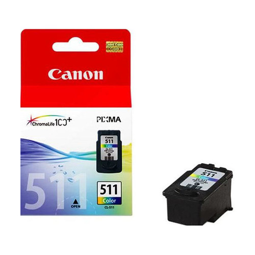 Druckkopfpatrone CL-511 für Pixma IP2700 9ml 3-farbig Canon 2972B001 Produktbild Front View L