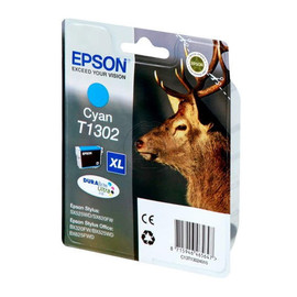 Tintenpatrone T1302 für Epson Stylus SX525WD/SX620FW 10,1ml XL cyan Epson T130240 Produktbild