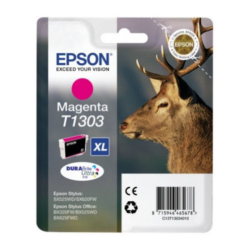 Tintenpatrone T1303 für Epson Stylus SX525WD/SX620FW 10,1ml XL magenta Epson T130340 Produktbild Front View L