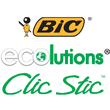 Kugelschreiber Ecolutions Clic Stic 0,4mm mittel blau Bic 8806891 Produktbild Additional View 1 S