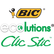 Kugelschreiber Ecolutions Clic Stic 0,4mm mittel blau Bic 8806891 Produktbild Additional View 2 S