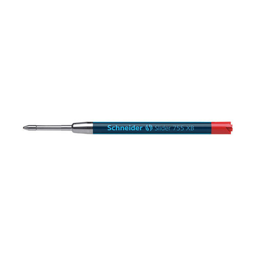 Kugelschreibermine G2 extrabreit rot Slider 755XB Schneider 175502 Produktbild Front View L