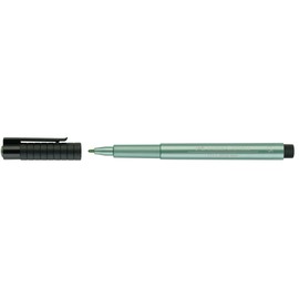Tuschestift PITT ARTIST PEN 1,5mm mittel grün-metallic Faber Castell 167394 Produktbild