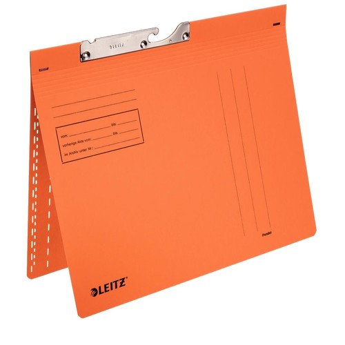 Pendelhefter kaufmännische Heftung 320g orange Manilakarton Leitz 2013-00-45 Produktbild Front View L