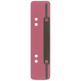 Einhänge-Heftstreifen kurz mit Metall-Deckschiene 35x158mm rot Karton (PACK=25 STÜCK) Produktbild