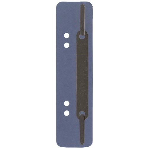 Einhänge-Heftstreifen kurz mit Metall-Deckschiene 34x150mm blau Karton BestStandard (PACK=25 STÜCK) Produktbild