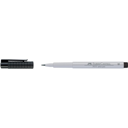 Tuschestift PITT ARTIST PEN 1,0mm breit kaltgrau I Faber Castell 167430 Produktbild Front View L