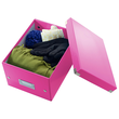 Archivbox WOW Click & Store 220x160x282mm pink metallic Leitz 6043-00-23 Produktbild Additional View 1 S