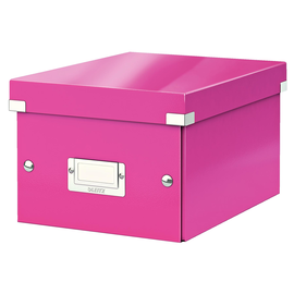 Archivbox WOW Click & Store 220x160x282mm pink metallic Leitz 6043-00-23 Produktbild