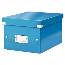 Archivbox WOW Click & Store 220x160x282mm blau metallic Leitz 6043-00-36 Produktbild