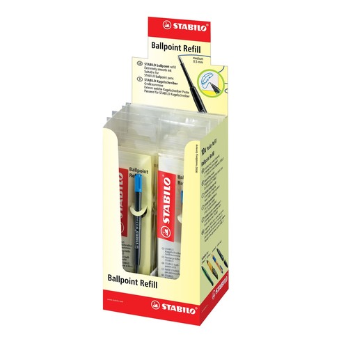 Kugelschreibermine mittel blau Com4ball 1040 Stabilo 2/041-02 Produktbild Additional View 1 L