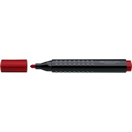 Permanentmarker Grip Permanent Rundspitze rot Faber Castell 150421 Produktbild