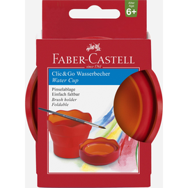 Wasserbecher CLIC & GO brombeer Faber Castell 181517 Produktbild