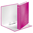 Ringbuch WOW A4 Überbreite 2Ringe Ringe-Ø25mm bis 250Blatt pink metallic Graupappe Leitz 4241-00-23 Produktbild